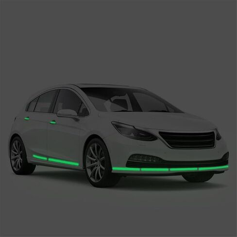Green Luminous Tape Self Adhesive Glow in The Dark Stickers Stage Decorative Luminous Fluorescent Tape Warning Stickers 4 * 200cm in Saudi Arabia