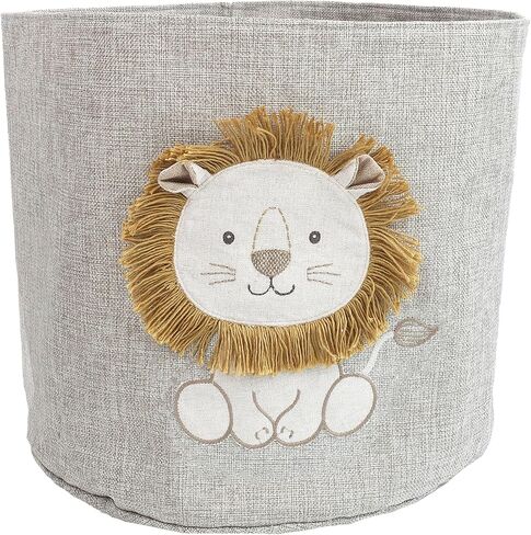 Mon Ami Seahorse Designer Linen Storage Bin, Kids Laundry Basket, Toy Boxes for Kids, Kids Hamper, Cute Baby Nursery Baskets for Bedroom and Bathroom Decor, Toy Storage for Girls & Boys, 8x8 in in Kuwait