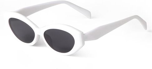 Vintage Tortoiseshell Oval Sunglasses Women Men Cat Eye Sunglasses in Saudi Arabia