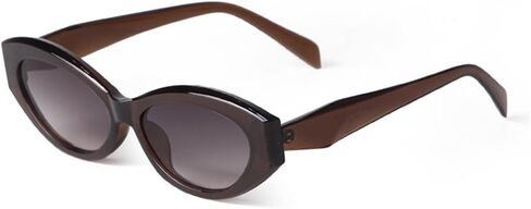 Vintage Tortoiseshell Oval Sunglasses Women Men Cat Eye Sunglasses in Saudi Arabia