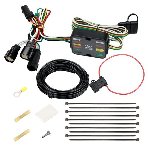 4-Way Flat Output Trailer Wiring Harness Kit Compatible with Jeep Cherokee 2019 2020 2021 2022 2023#56406 in Saudi Arabia