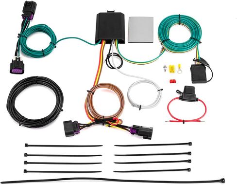 WeiSen Custom 4-Pin Trailer Wiring Harness Kit Towing Hitch Wiring Harness Compatible with Ram ProMaster 1500 2500 3500 2014-2024 in Saudi Arabia