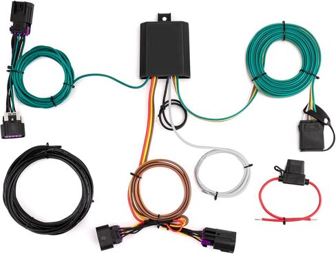 WeiSen Custom 4-Pin Trailer Wiring Harness Kit Towing Hitch Wiring Harness Compatible with Ram ProMaster 1500 2500 3500 2014-2024 in Saudi Arabia