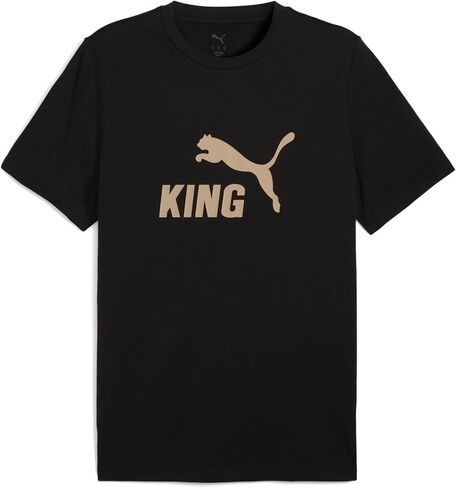 بوما رجالي King Crew Neck كم قصير كاجوال بلايز كاجوال - أسود in Saudi Arabia