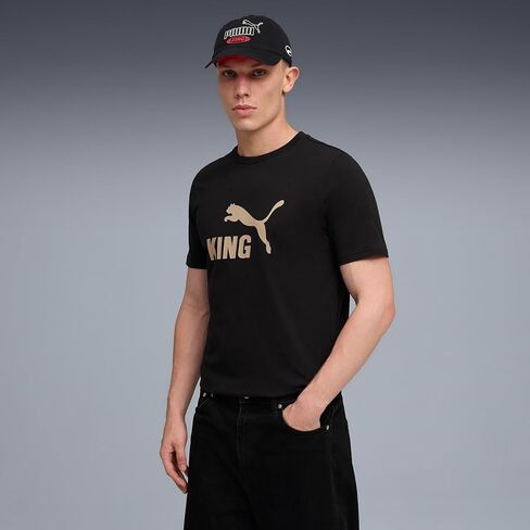 بوما رجالي King Crew Neck كم قصير كاجوال بلايز كاجوال - أسود in Kuwait