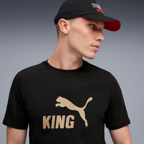 بوما رجالي King Crew Neck كم قصير كاجوال بلايز كاجوال - أسود in Kuwait
