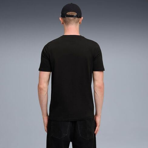 بوما رجالي King Crew Neck كم قصير كاجوال بلايز كاجوال - أسود in Kuwait