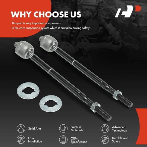 A-Premium 2 x Front Inner Tie Rod Ends, Compatible with Ford Mustang 2011 2012 2013 2014 in Saudi Arabia