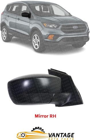Mirror Right Passenger Side Compatible with Ford Escape 2017-2019 | DIRECT REPLACEMENT | Textured | Glass | ‎GJ5Z17682AB GJ5Z17D742AA | FO1321564 in Kuwait
