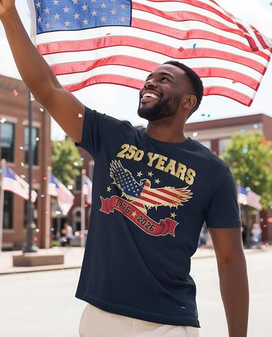 Tstars Distressed American Flag Shirt for Men | Patriotic USA 'Merica Tee - 4th of July & Memorial Day Gift Idea in Saudi Arabia