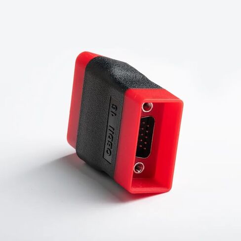 محول موصل OBD2 باللون الأحمر الأصلي لـ DBScar 7 وSmartLink - واجهة تشخيصية من 16 دبوسًا إلى 7 دبوس - قطعة غيار OEM لسيارة Audi VW Volvo in Saudi Arabia