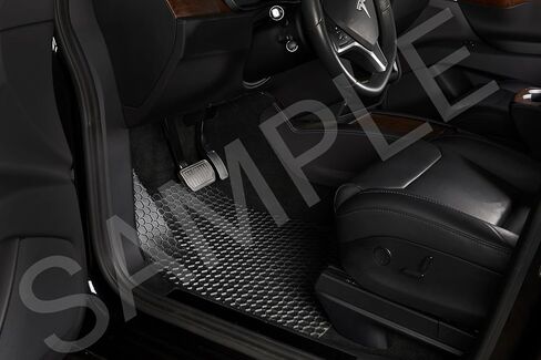 TOUGHPRO Floor Mats 1st + 2nd + 3rd Row for Cadillac Escalade 2nd Row Bucket All Weather (Made in USA) Black Rubber 2007 2008 2009 2010 2011 2012 2013 2014 in Kuwait