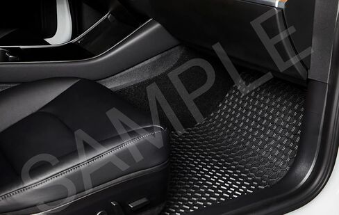 TOUGHPRO Floor Mats 1st + 2nd + 3rd Row for Cadillac Escalade 2nd Row Bucket All Weather (Made in USA) Black Rubber 2007 2008 2009 2010 2011 2012 2013 2014 in Kuwait