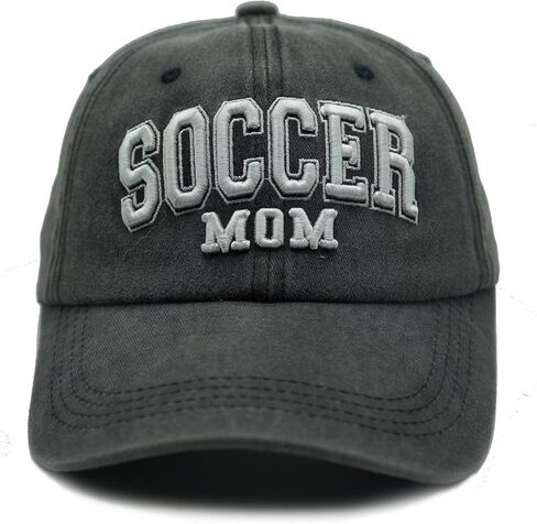 Soccer Mom Gift - Soccer Mama Baseball Caps Embroidered Adjustable Washed Dad Hat in Saudi Arabia