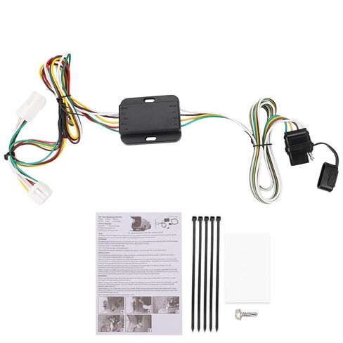 WATERWICH 4-Pin Trailer Wiring Harness Compatible with Jeep Cherokee1997-2001 Replacement for 55354 Trailer Hitch Wiring Harness for Trailer Lights Connect in Saudi Arabia