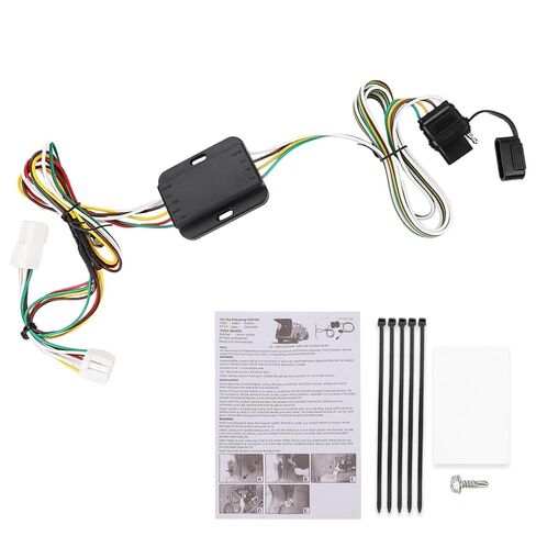 WATERWICH 4-Pin Trailer Wiring Harness Compatible with Jeep Cherokee1997-2001 Replacement for 55354 Trailer Hitch Wiring Harness for Trailer Lights Connect in Saudi Arabia