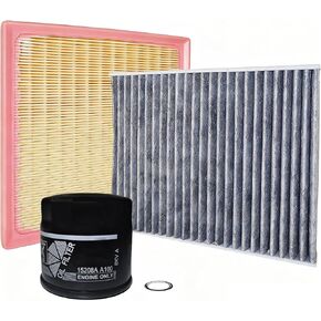 Cabin and Engine Air Oil Filter kit Compatible with Subaru Outback，Legacy，Impreza，Crosstrek，Ascent 2017-2025 Replace 72880-FL500, 16546-AA16A in Saudi Arabia