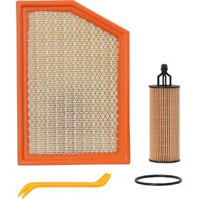 Engine Air Filter&Oil Filter Combo Pack-Compatible with Jeep Cherokee 2014 2015 2016 2017 2018(Not For Jeep Grand Cherokee)-68191349AA&CA11877 in Kuwait