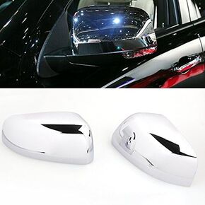 Chrome Side Door RearView Mirror Cover Trim Fit for 2011-2016 Jeep Grand Cherokee Dodge Durango in Kuwait