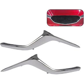 2PCS Grille Molding Compatible with CX-5 2017-2021 KB8A-50-7J1A KB8A-50-7K1B Front Bumper Lower Grill Molding Left and Right Side ABS Chrome in Kuwait