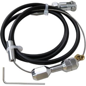 36" Black Housing 48" Stainless Cable Replacement Suitable for Chevy LS LS1 4.8L 5.3L 5.7L 6.0L Engines in Kuwait