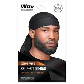 WavEnforcer 106 Snug Fit Do-Rag, Black in Kuwait