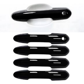 No Adhesive Car Door Handle Cover Protector for Toyota RAV4 Accessories 2025 2024 2023 2022 2021 2020 2019, for Highlander 2020 2021 2022 2023 2024, 4Pcs Kit (Carbon Fiber Grain) in Kuwait