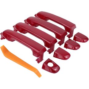 Front Rear Left and Right Red Painted Exterior Door Handles for Toyota Camry 2012-2017 in Kuwait