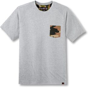 تي شيرت كاجوال للرجال العملاق الجميل مع جيب على الصدر - تي شيرت ناعم ومسامي ومناسب للارتداء اليومي in Kuwait