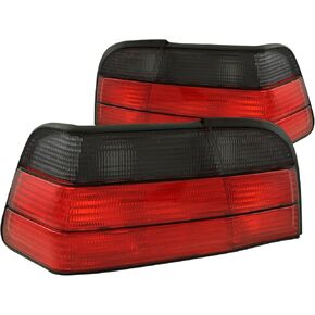 AnzoUSA 221215 ضوء خلفي أحمر/شفاف لسيارة BMW 3 Series - (يُباع في أزواج) in Kuwait