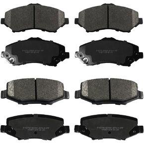 SIPAUTEC-Front & Rear Ceramic Brake Pads Replacement For JEEP WRANGLER 2007-2017 All Models/JEEP LIBERTY 2008-2011 All Models/DODGE NITRO 2007-2011All Models in Kuwait