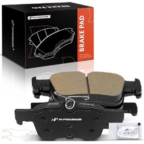 A-Premium Rear Ceramic Brake Pads Set Compatible with Ford and Lincoln Models - Escape 2017-2022, Edge 2015-2023, MKX 2016-2018, Bronco Sport 2021, Maverick 2022-2023, Corsair 2020-2022, 4-Pack in Kuwait