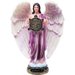 Archangel Metatron Resin Statue - Catholic Figurine, Two 8", 12" | Arcángel Metatrón de Resina Figura Catolica - Estatua de Resina in Kuwait