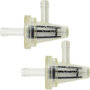 4 Pack 1/4" Inline Fuel Filters, 6-7mm 90° Right-Angle In Line Fuel Filters Replacement Compatible with Gas Engines ATVs Motorcycles Snowmobiles Lawn Mowers Go Karts Generators in Kuwait