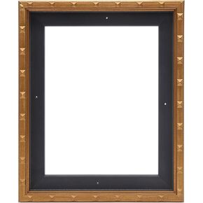 إطارات قماشية عائمة للوحات القماشية مقاس 11 بوصة × 14 بوصة، إطار قماش ذهبي، إطارات عائمة للقماش بعمق 0.6 بوصة ~ 0.9 بوصة لتزيين الحائط (ذهبي) in Kuwait