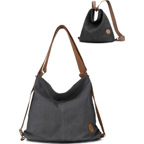Women’s Convertible Tote Backpack Large 4-in-1 Canvas Bag Lightweight Crossbody Shoulder Bag for Work Travel in Kuwait