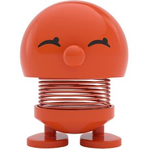 Hoptimist Classic Bimble، زينة ديكور المنزل - تصميم دنماركي، بلاستيك مع زنبرك معدني، صغير - يخلق حركة مبهجة - (برتقالي) in Kuwait