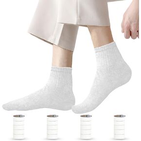 20 زوجًا من الجوارب المضغوطة ذات القطع المنخفضة للكاحل للسفر والصالة الرياضية والفنادق المحمولة ذات الاستخدام الواحد in Kuwait