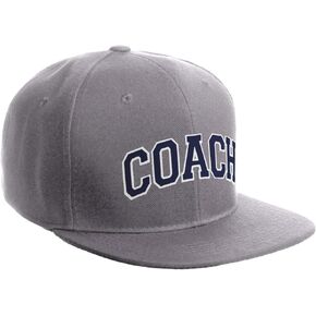 Original Team Coach Snapback Hat Classic Layered Arched Letters Flat Bill Cap in Kuwait