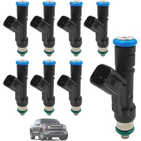 حاقن الوقود متوافق مع Ford F150 2007-2008، F250 F350 Super Duty 2007-2010، لـ Lincoln Mark LT 2007-2008 مجموعة من 8 استبدال 0280158138، 62402، 7C3Z9F593A in Kuwait