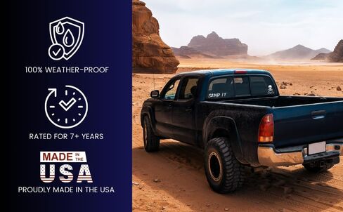 ملصق لاصق بقدر ما أعرف أنا مبهج [صنع في الولايات المتحدة الأمريكية - 5 × 5 بوصة] ملصق مضحك لنافذة السيارة أو الشاحنة أو المصد in Kuwait