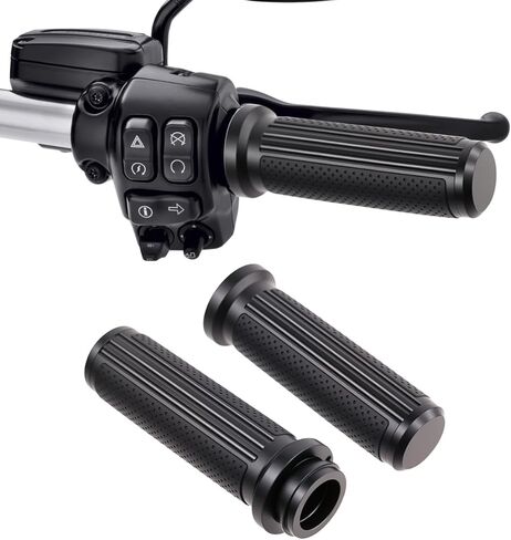 Motorcycle Soft Comfort Hand Grips Handlebar Hand Grips for Harley Touring Street Glide Road King FLHX FLHR FLTR 2008-2022 by Wire in Saudi Arabia