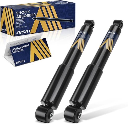 AISIN SABAZ-00973 Rear Struts Shock Absorbers - Compatible with Hyundai Elantra 11-16, Elantra GT 13-17, Veloster 12-17, Kia Forte Forte5 14-18, Forte Koup 14-16, Rio 12-17 - Set of 2 in Saudi Arabia