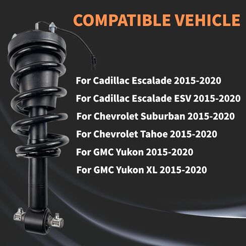 84176631 84176675 4PCS Front Struts & Rear Air Shock Assembly with Magnetic Ride Control Compatible with Cadillac Escalade ESV/Chevrolet Tahoe LTZ Suburban/GMC Yukon XL 2015-2020 in Saudi Arabia