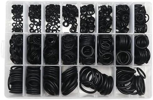 O Ring NBR Gasket Rubber Seal Kit Thickness 1/1.5mm Nitrile Sealing Waterproof O-Ring Set(1200pcs) in Saudi Arabia