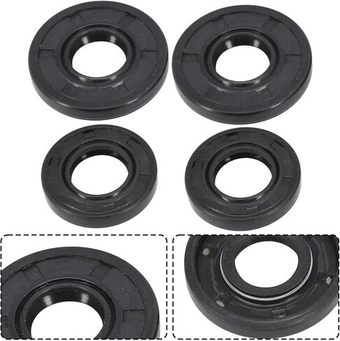 4Pcs Chainsaw Oil Seal Set 15 * 35 * 4.5mm 15 * 28 * 4.5mm For 45 52 5800 45cc 52cc 58cc Chainsaw Parts Garden DIY Tool Accessories in Kuwait