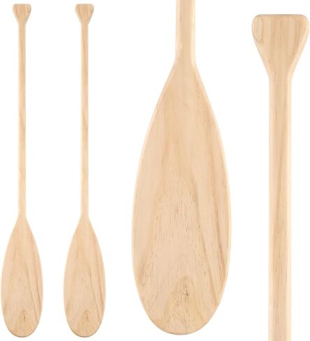 2 Pcs Oar Wood Paddle 48 Inch Wooden Paddle Canoe Paddle Solid Pine Wood Paddle Handheld Wood Oar for Kayak Water Sport DIY Home Decoration Gifts Arts Craft Projects in Saudi Arabia