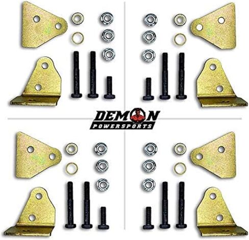 Demon Powersports 2 inch Bracket Lift Kit for Honda TRX300, Increases Ground Clearance, Larger Space Between Tires, Fenders to Be Mounted, Powder Coated Better Protection (See Fitments in Description) in Saudi Arabia