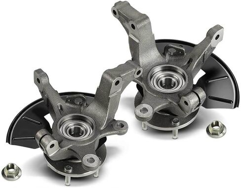 قطعتان من مفصل التوجيه الأمامي الأيسر والأيمن ومجموعة محور تحمل العجلة متوافقة مع Ford Escape 2005-2012، لاستبدال Mazda Tribute Mercury Mariner 2005-2011 لـ 698-404، 698-405 in Kuwait