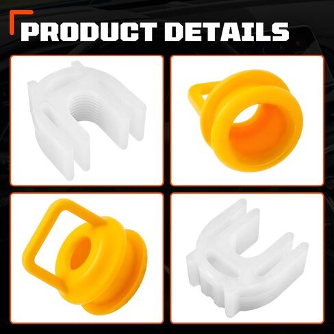 Transmission Shifter linkage Cable Bushing Repair Kit, Shifter Bushings & Components, Shift Cable Bushing Kit Compatible with Chevy GMC Dodge Ram, Replace OEM# 14104 15276979 52855956AG in Kuwait